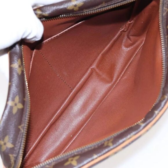 authenticity guaranteed LOUIS VUITTON Monogram Compiegne Clutch Bag - Picture 15 of 16